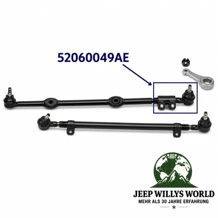 Dorman Schubstangenkopf links am Pitmanarm Lenkhebel Jeep Wrangler JK (07-18)