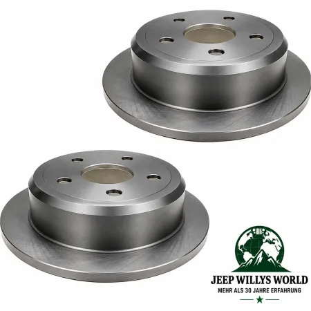 Raybestos R-Line Brake Rotor pair Rear Jeep Wrangler JK (07-18)