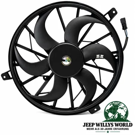 NTY Lüfter Elektrolüfter Kühlerlüfter Jeep Cherokee KJ 3,7L / Grand Cherokee WJ / WG 4,0L , 4,7L (99-07)