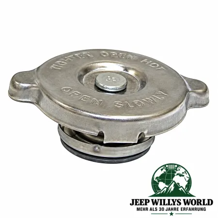 Crown Kühlerverschlussdeckel 18 Lbs. für 2,4L, 2,5L, 2,8L CRD, 3,7L, 3,8L, 4,0L 4,7L, 5,2L, 5,7L, 5,9L 6,1L Motor. Jeep Wrangler, Grand Cherokee (94-10)