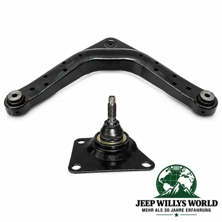Crown Control Arm Set Rear Upper Center incl. Bushings and Guide Joint Jeep Grand Cherokee WJ WG (99-04)