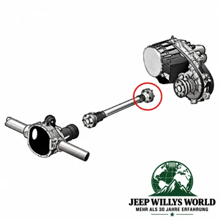 Propeller Shaft Repair Kit Front Transfer Case Jeep Cherokee + Grand Cherokee 99-07
