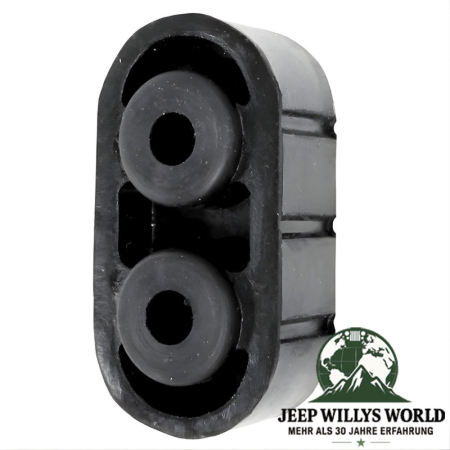 Auspuffgummi, Halter für Jeep Wrangler TJ (hinten) / Grand Cherokee WJ / WG (hinten) / Liberty KJ (vorne). (1996-2007).