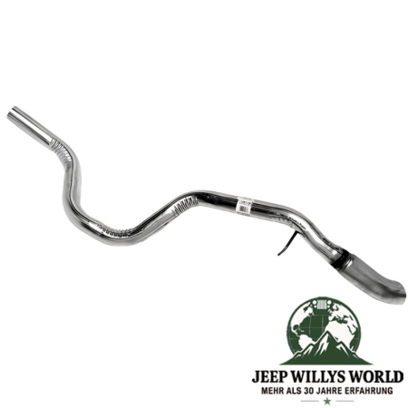 Exhaust Tailpipe (aluminized) with 2,25" (57,15 mm) for 4.0L, 5.2L and 5.9L gasoline engine. Jeep Grand Cherokee ZJ / ZG (1996-1998).
