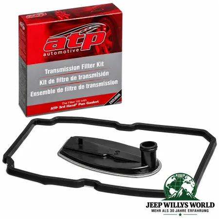 ATP Automatikgetriebefilter mit Dichtung NAG1 + W5A580, Jeep Wrangler JK / Cherokee KK / Grand Cherokee WJ WG WH WK (02-18)