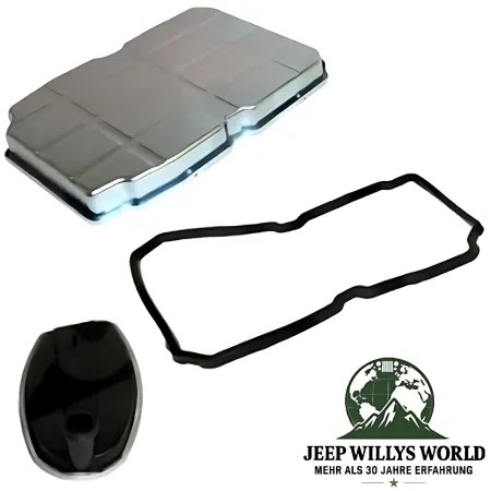 Crown Oil Pan Automatic Transmission with Filter + Gasket Jeep Wrangler JK ,Cherokee KK , Grand Cherokee WH WK2, Commander XH XK (05-18)