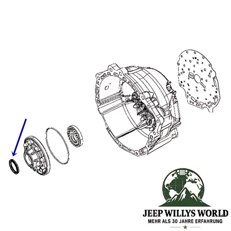 Crown Oil Pump Seal Automatic Transmission Jeep Wrangler JK ,Cherokee KK , Grand Cherokee WH WK2, Commander XH XK (05-18)