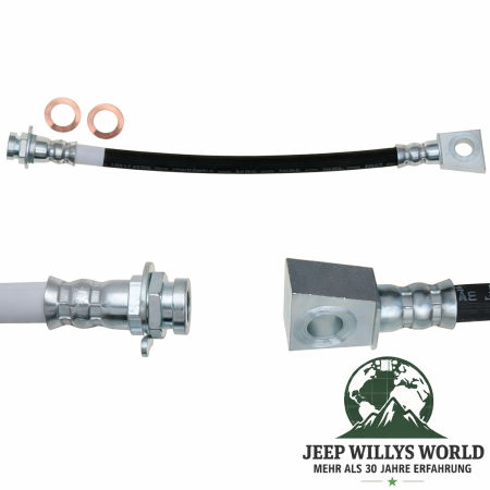 Brake Hose Rear Right Jeep Wrangler 03-06