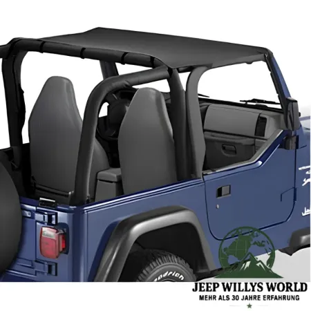 Bestop Strapless Bikini Top Vinyl Black Denim Jeep Wrangler TJ (1996-2002)