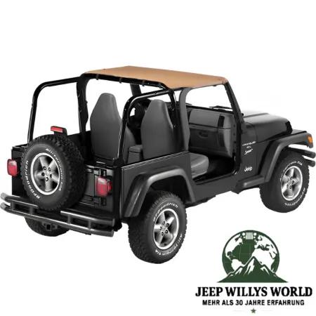 Bestop Strapless Bikini Top Vinyl Spice Denim Jeep Wrangler TJ (1996-2002)