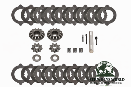 Differential Spider Gear Set Rear Dana 35 Trac-Lok with Shims Jeep Wrangler + Cherokee + Grand Cherokee 84-06