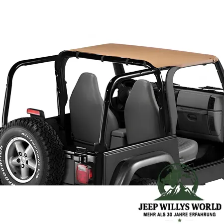 Bestop Strapless Header Bikini Top Vinyl Spice Denim Jeep Wrangler TJ (1996-2002)
