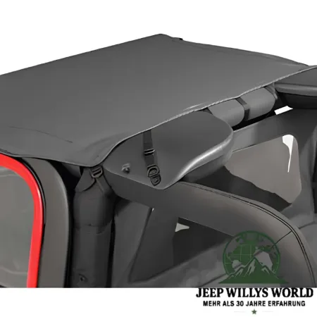 Bestop Strapless Header Bikini Top Vinyl Black Diamond Jeep Wrangler TJ (2003-2006)