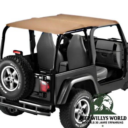 Bestop Strapless Safari Bikini Top Vinyl Spice Denim Jeep Wrangler TJ (1996-2002)