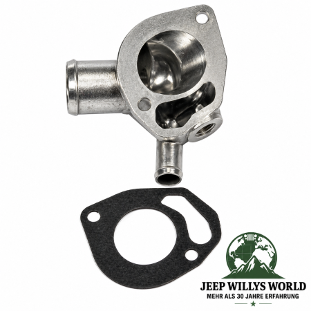 Thermostat Gehäuse inkl. Dichtung Jeep Wrangler + Cherokee 2,5 L 88-90