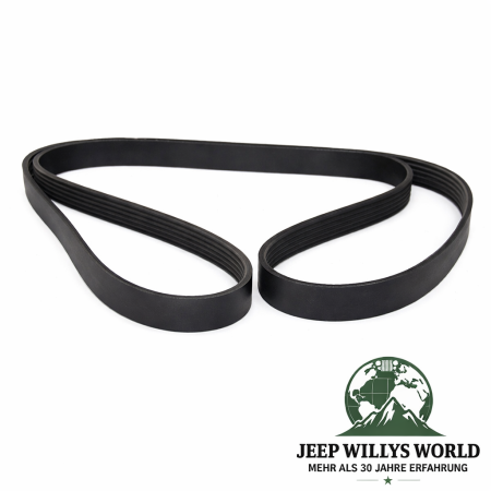 Keilrippenriemen ohne Klima 2,5 L + 4,0 L Jeep Wrangler + Cherokee 91-96