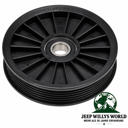 Umlenkrolle ohne Klimaanlage Jeep Wrangler + Cherokee 2,4 L 02-06
