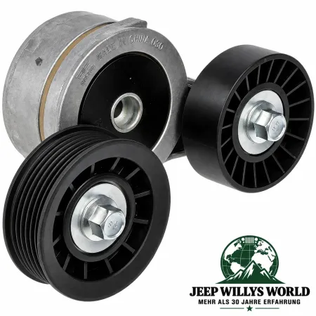 Dorman Tensioner Idler Pulley for Serpentine Belt Jeep Cherokee / Grand Cherokee / Commander 3.7L + 4.7L (99-12)