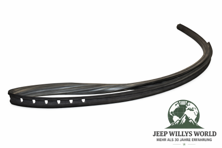 Door Glass Seal Left or Right Jeep CJ + Wrangler 76-95