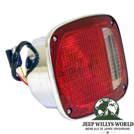Tail light US right Chrome Jeep CJ 76-80