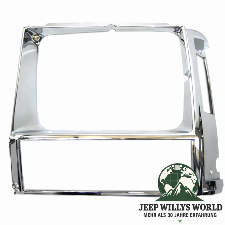 Scheinwerferrahmen Chrom Links Jeep Cherokee 84-90
