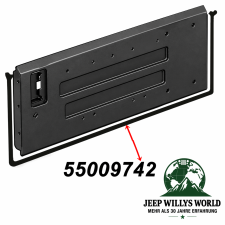 Tailgate to Body Seal Lower Jeep Wrangler 87-95