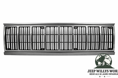Grille Insert Gray / Black Jeep Cherokee 88-90