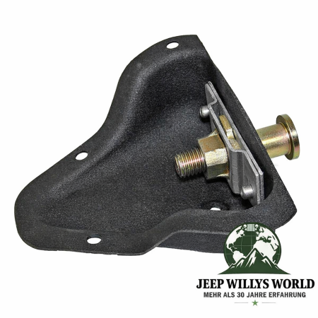 Türschließbolzen links schwarz Jeep CJ + Wrangler YJ 81-95