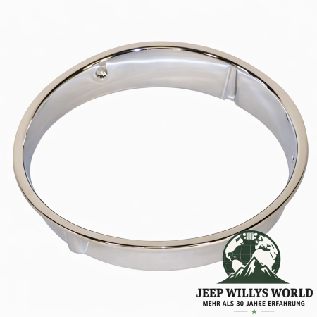 Headlight Trim Bezel Plastic Chrome Right Jeep Wrangler 96-06
