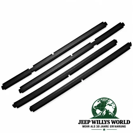 Fairchild Türdichtsatz Abstreifer Paar hinten links + rechts außen. Jeep Grand Cherokee WJ WG (99-04)