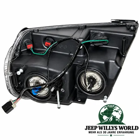Crown Headlight right without headlight leveling, Limited Model, Canada / US, Jeep Grand Cherokee (99-04)