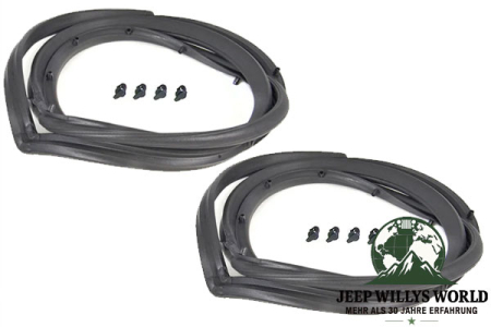 Türdichtungen Paar rechts + links Jeep CJ + Wrangler YJ 76-95