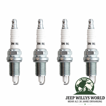Spark Plug Set 2,5 L Jeep Wrangler + Cherokee 86-02