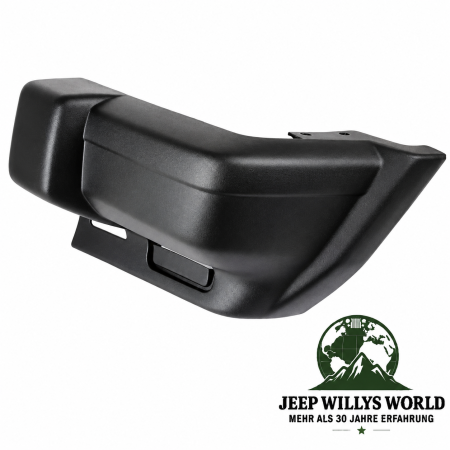 OMIX-Ada Stoßstangenecke vorne links schwarz matt Kunststoff Jeep Cherokee XJ (1997-2001)