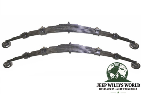 Blattfeder Blattfederpaket Paar vorne 10-Lagen Jeep CJ Willys Ford GPW 41-64