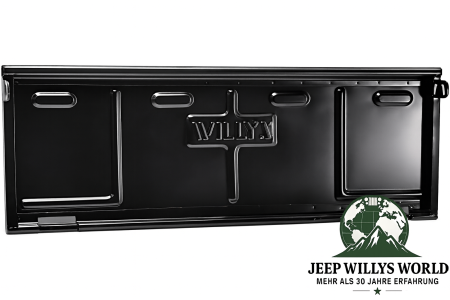 Tailgate with embossing Jeep Willys CJ2A 46-49