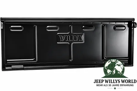 Heckklappe mit Willys Schriftzug Prägung Jeep CJ2A (1946-1949)