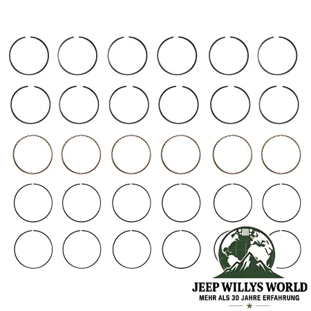 Enginetech Piston Ring Set .050" Oversize Jeep Wrangler JK 3.8L (07-11)