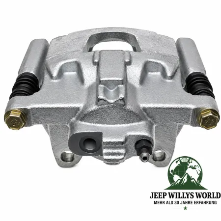 Raybestos R-Line Bremssattel hinten links mit Ø 302mm Bremsscheiben. Jeep Wrangler JK, Cherokee KK (07-18)