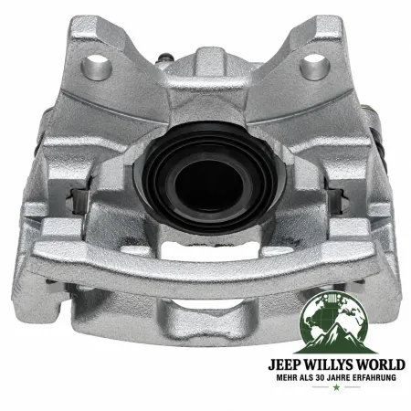 Raybestos R-Line Bremssattel hinten rechts mit Ø 302mm Bremsscheiben. Jeep Wrangler JK, Cherokee KK (07-18)