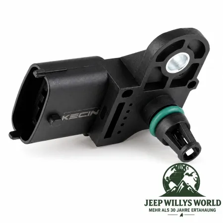 Ridex Temperature Air Sensor on Intake Manifold Jeep Wrangler JK / Cherokee KJ, KK 2.8L CRD (02-10)