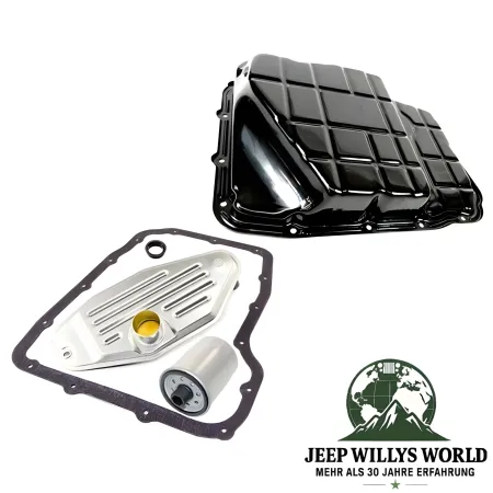 Crown Oil Pan Automatic Transmission with Filter + Gasket 45RFE / 545RFE. Jeep Wrangler , Cherokee ,Grand Cherokee, Commander (02-09)