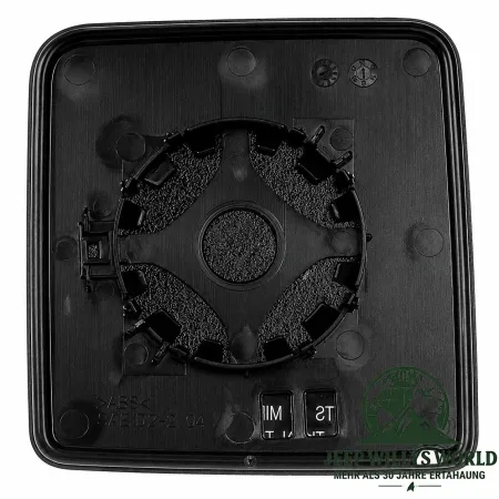 Mirror Glass Right for manually adjustable + non-heated mirrors Jeep Wrangler JK (11-18)
