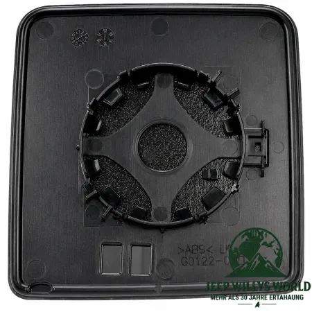 Mirror Glass Left for manually adjustable + non-heated mirrors Jeep Wrangler JK (11-18)