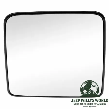 Mirror Glass Left for electric + heated mirrors Jeep Wrangler JK (11-18)