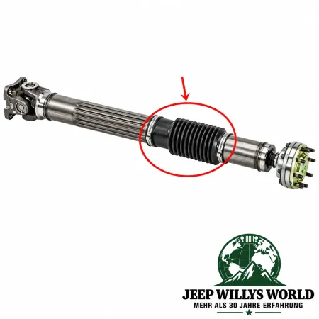 Driveshaft Boot Front Jeep Wrangler JK 2+4-Doors 07-18