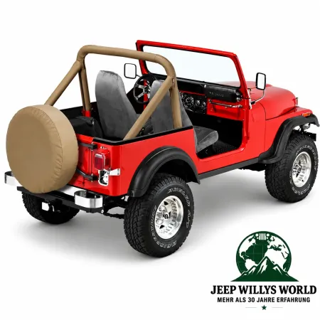Bestop Roll Bar Sport Cover Tan Denim Jeep CJ5 CJ7 (1980-1986)