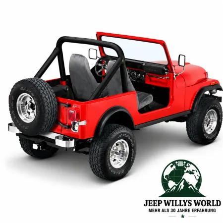 Bestop Roll Bar Sport Cover Black Denim Jeep CJ5 CJ7 (1980-1986)
