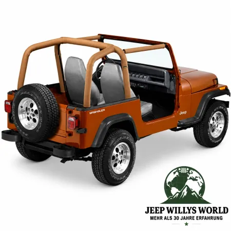 Bestop Roll Bar Sport Cover Spice Denim Bestop Jeep Wrangler YJ (1992-1995)
