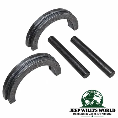 Crown Simmerring Set Kurbelwelle hinten Ausgang Jeep CJ + Willys MB + M38 + M38A1 + Ford GPW 4-134cui (41-71)
